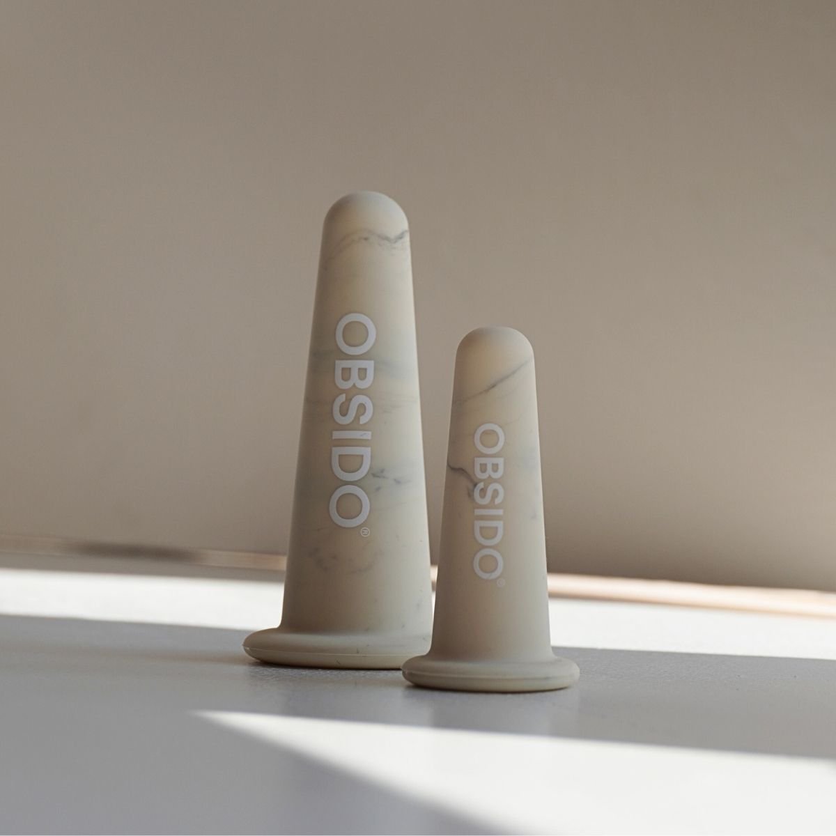 OBSIDO® PRO Velvet Facial Duo Set - Oyster Cream - OBSIDO SKIN STUDIO APS