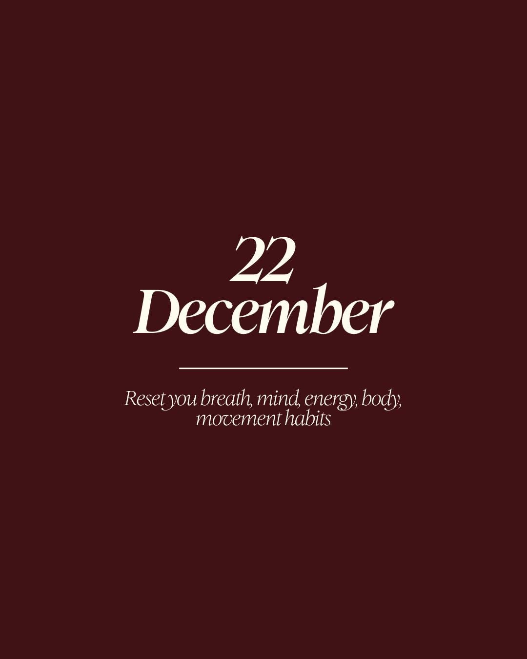 22. December